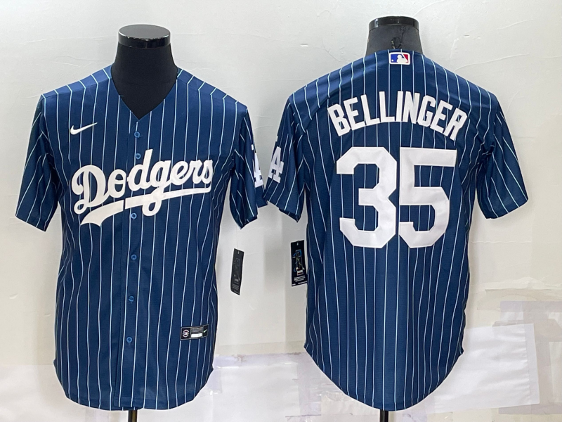 Men's Los Angeles Dodgers #35 Cody Bellinger Navy Cool Base Stitched Baseball Jersey Men's Los Angeles Dodgers #35 Cody Bellinger Navy Cool Base Stitched Baseball Jersey